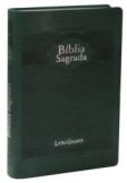 Biblia Letra Gigante Emborrachada Verde Escuro RC com Indice